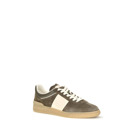 Valentino Garavani Bicolor Calf Leather Low Top Sneakers