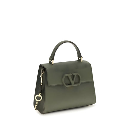 Valentino Garavani Bicolor Calf Leather Clutch Bag