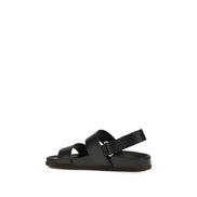 Valentino Garavani Black Flat Sandals