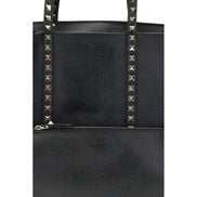 Sac bandoulière Valentino Garavani en cuir de veau noir