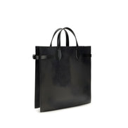 Valentino Garavani Black Calf Leather Shoulder Bag
