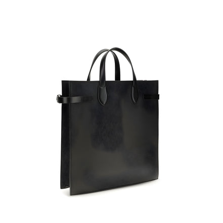 Valentino Garavani Black Calf Leather Shoulder Bag