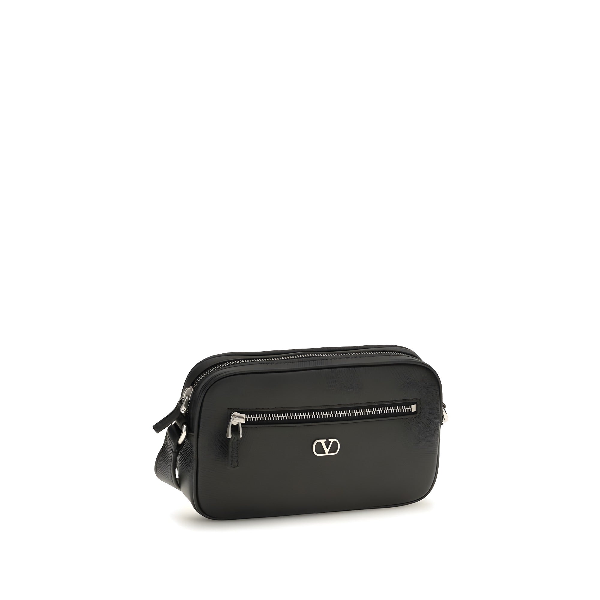 Valentino Garavani Black Calf Leather Wallet