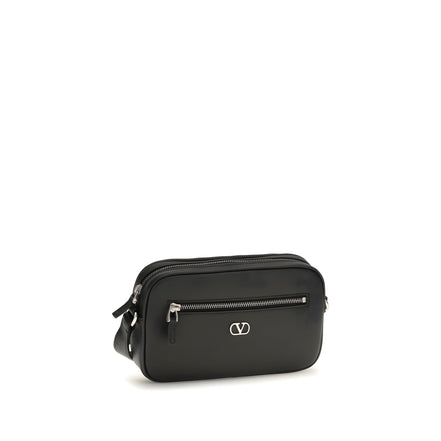 Valentino Garavani Black Calf Leather Wallet