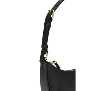 Valentino Garavani Black Calf Leather Shoulder Bag