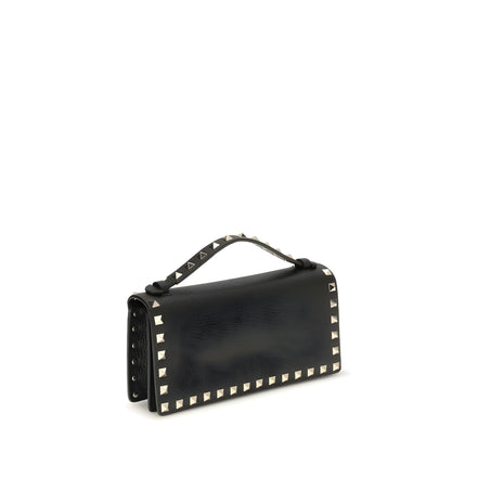 Valentino Garavani Black Calf Leather Wallet