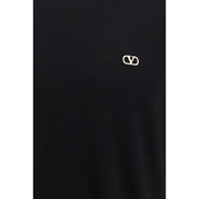 Valentino Garavani Black Cotton T-Shirt