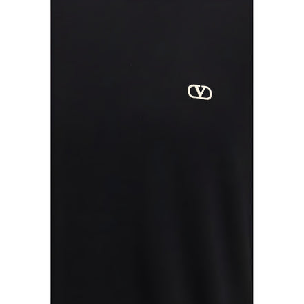 Valentino Garavani Black Cotton T-Shirt