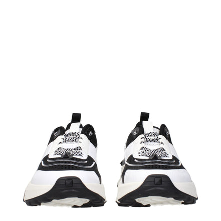 Valentino Garavani Black Fabric Athletic Sneakers