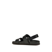 Valentino Garavani Black Flat Sandals