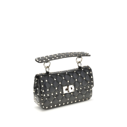 Valentino Garavani Black Lambskin Shoulder Bag