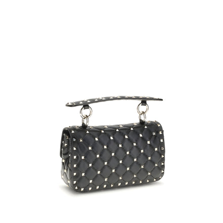Valentino Garavani Black Lambskin Shoulder Bag