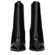 Valentino Garavani Black Leather Ankle Boots