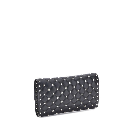 Valentino Garavani Black Leather Shoulder Bag
