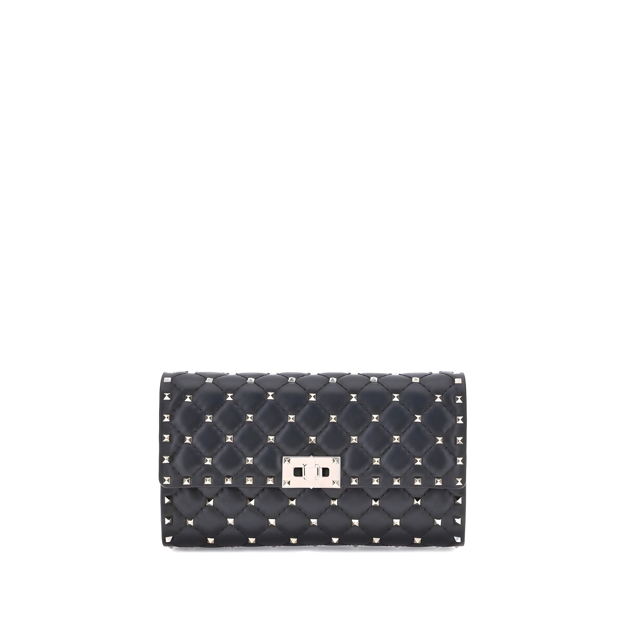 Valentino Garavani Black Leather Shoulder Bag