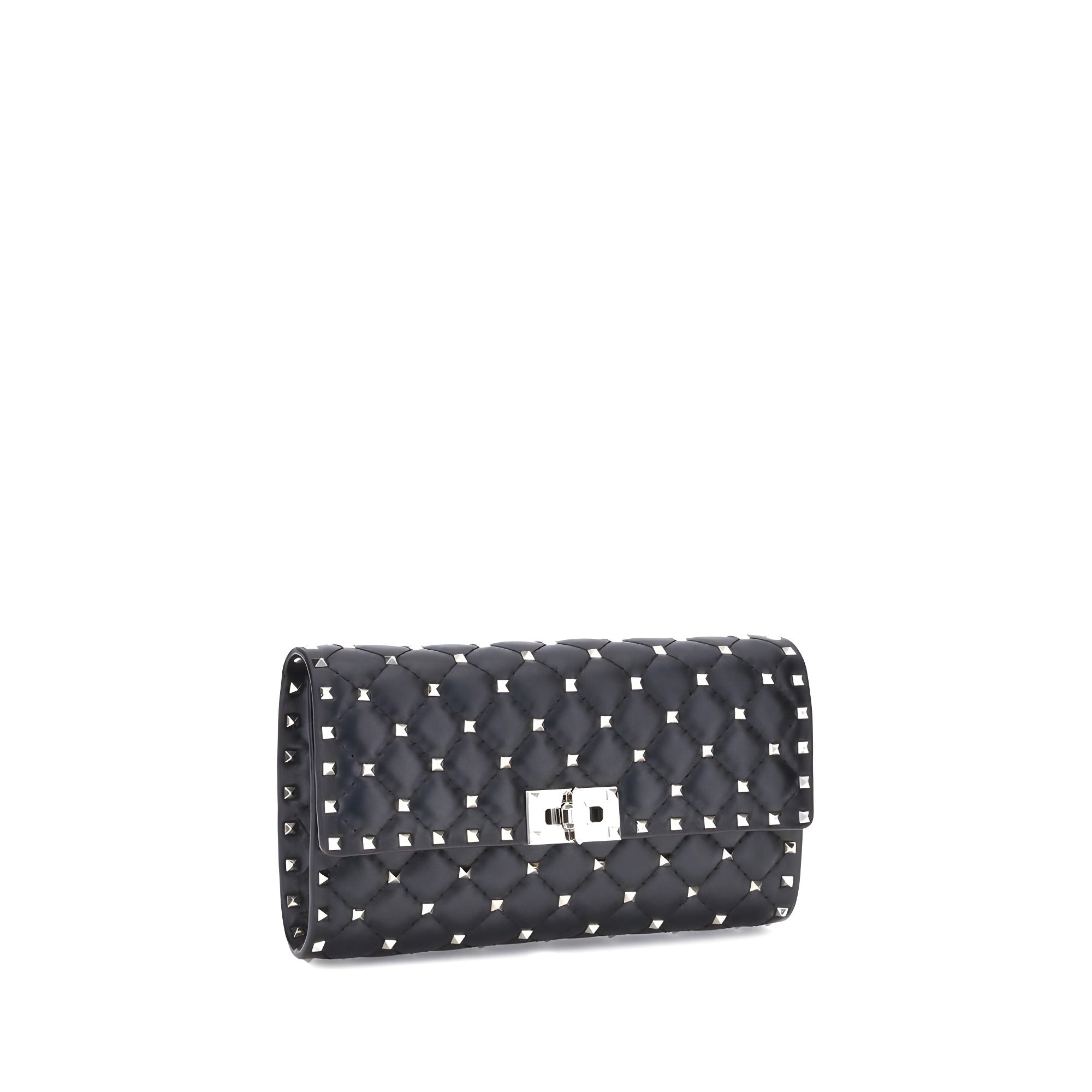 Valentino Garavani Black Leather Shoulder Bag
