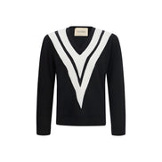 Valentino Garavani Black Wool Sweatshirt