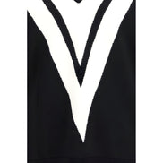 Valentino Garavani Black Wool Sweatshirt