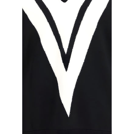 Valentino Garavani Black Wool Sweatshirt
