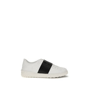 Valentino Garavani Blue Calf Leather Low Top Sneakers