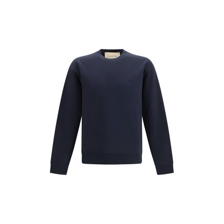 Valentino Garavani Blue Cotton Sweatshirt