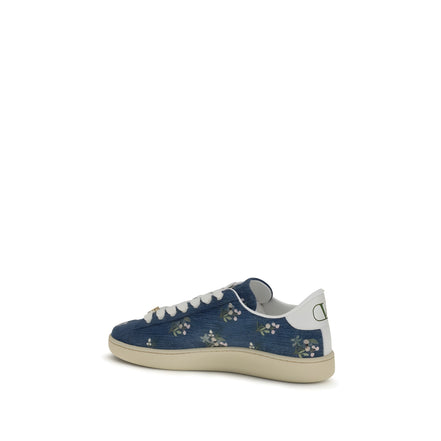 Valentino Garavani Blue Fabric Low Top Sneakers