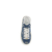 Valentino Garavani Blue Fabric Low Top Sneakers
