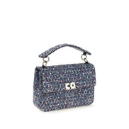 Valentino Garavani Blue Fabric Shoulder Bag