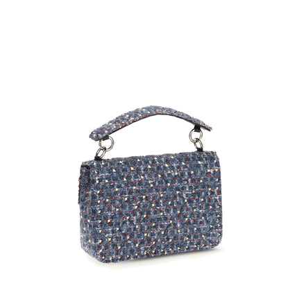 Valentino Garavani Blue Fabric Shoulder Bag