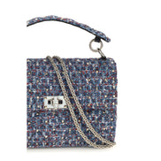 Valentino Garavani Blue Fabric Shoulder Bag
