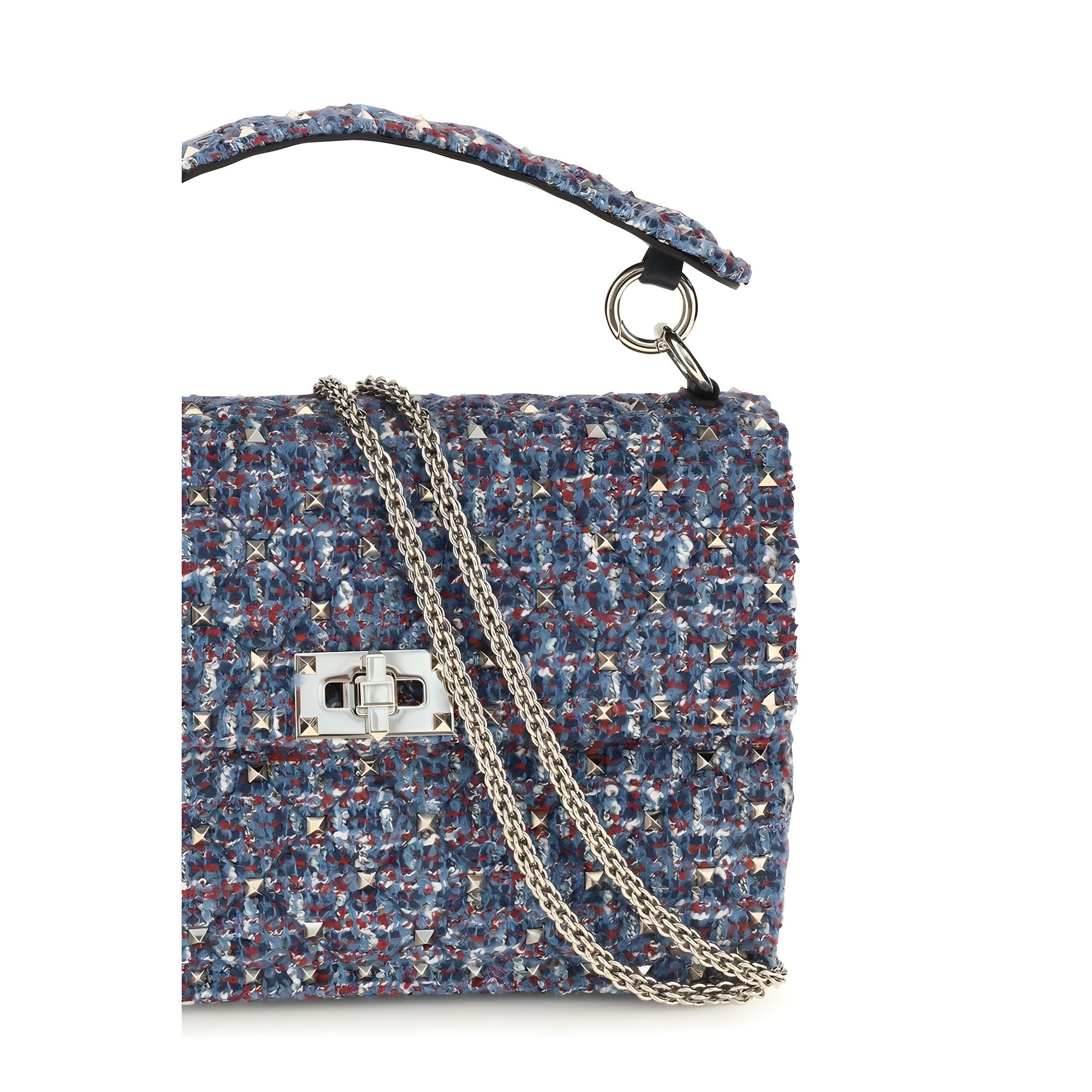 Valentino Garavani Blue Fabric Shoulder Bag