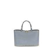 Valentino Garavani Blue Rockstud Tote Bag