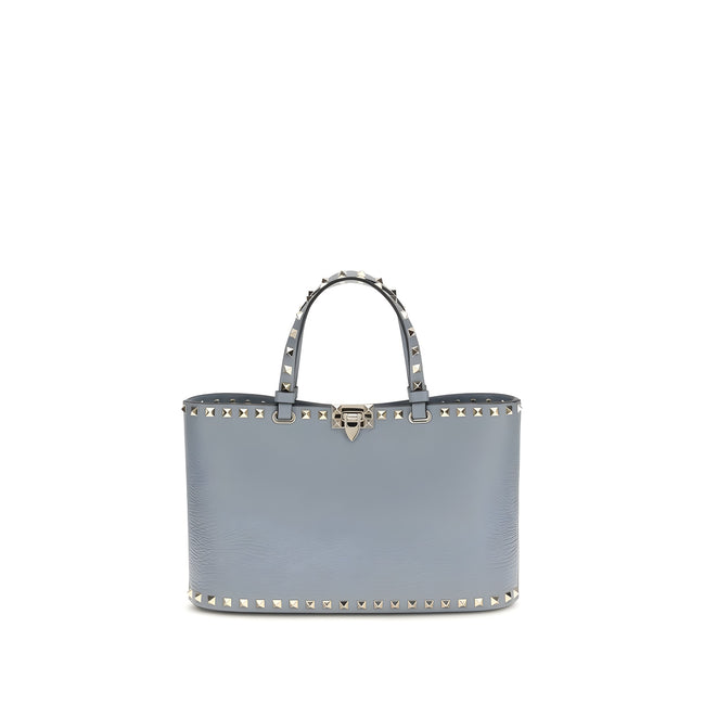 Valentino Garavani Blue Rockstud Tote Bag