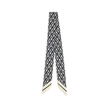 Valentino Garavani Blue Silk Scarf