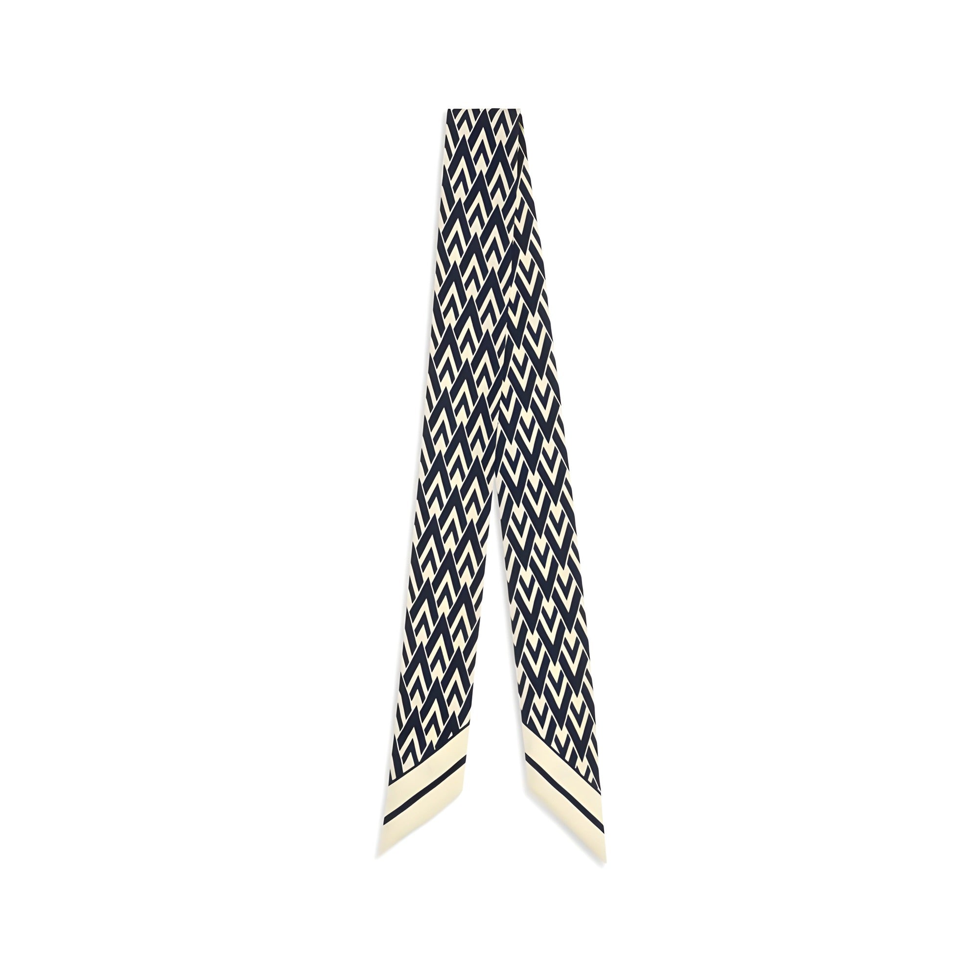 Valentino Garavani Blue Silk Scarf