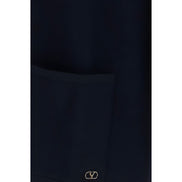 Valentino Garavani Blue Wool Cardigan