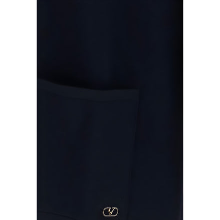 Valentino Garavani Blue Wool Cardigan