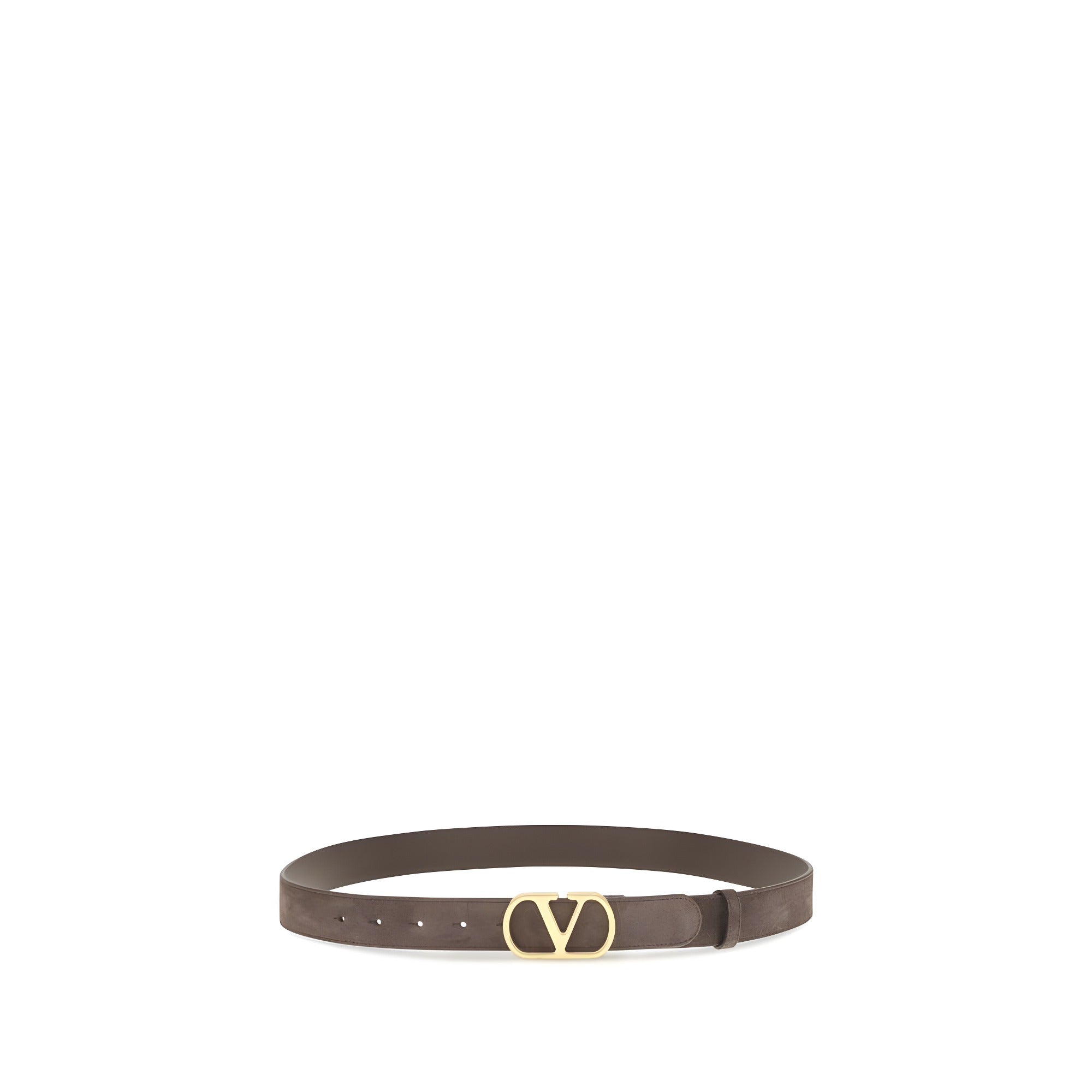Valentino Garavani Brown Calf Leather Belt