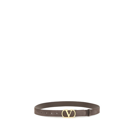 Valentino Garavani Brown Calf Leather Belt