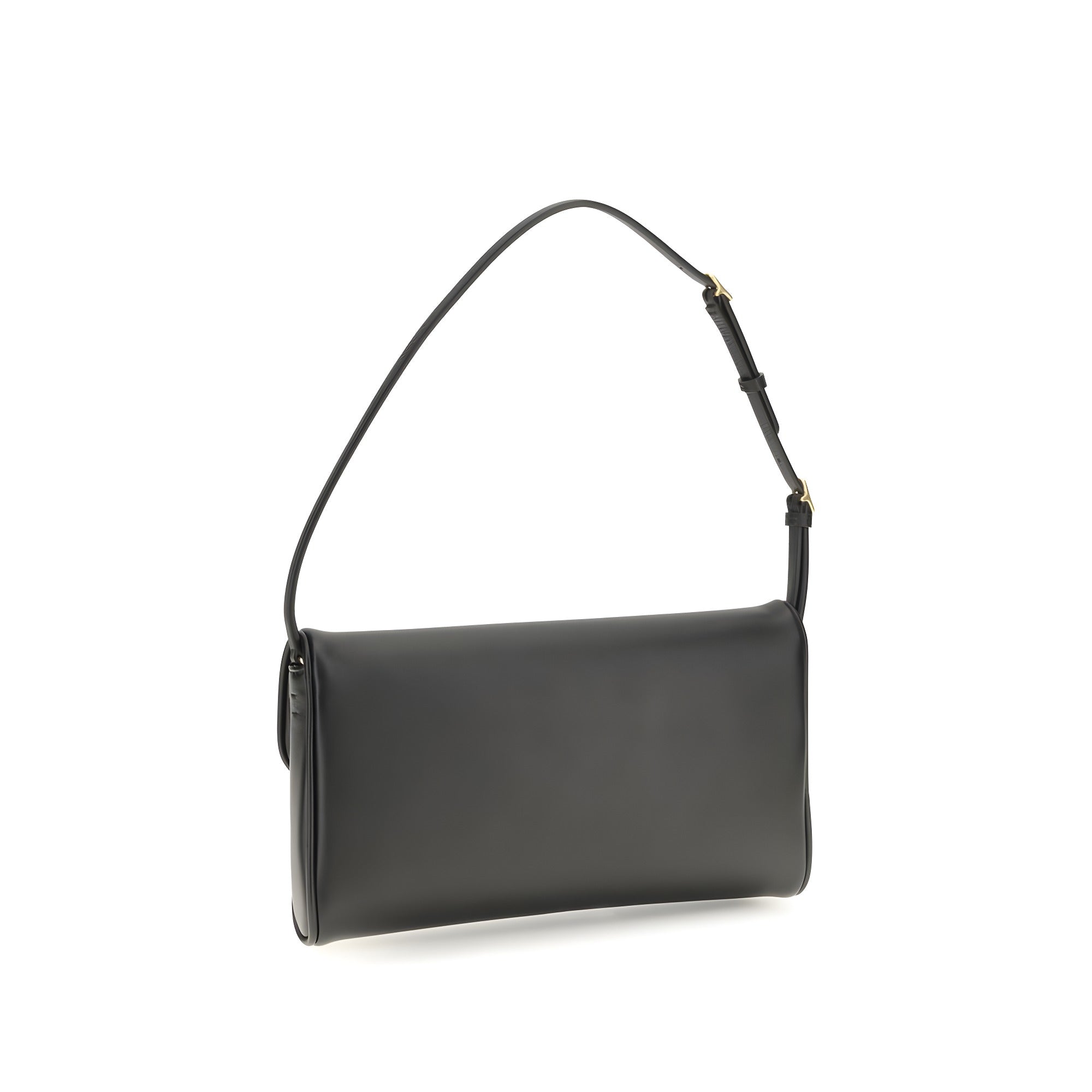Valentino Garavani Brown Calf Leather Shoulder Bag