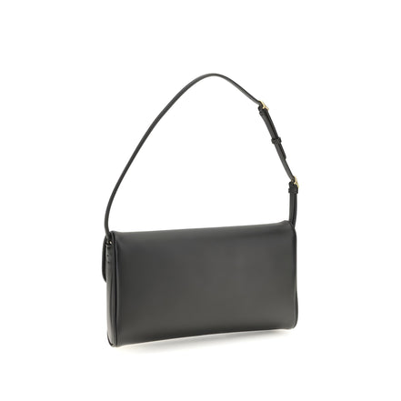 Valentino Garavani Brown Calf Leather Shoulder Bag