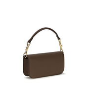 Valentino Garavani Brown Calf Leather Shoulder Bag