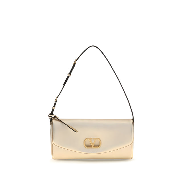 Valentino Garavani Gold Lamb Shoulder Bag