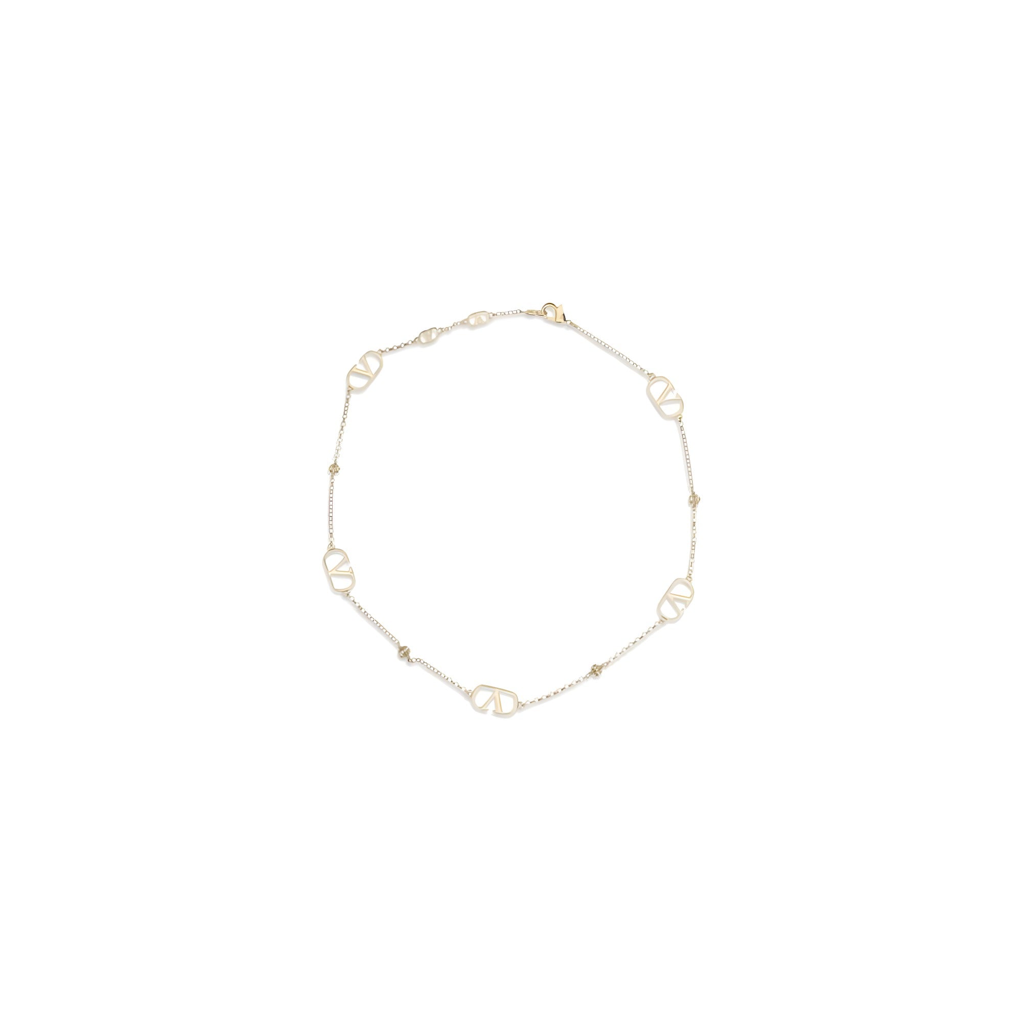 Valentino Garavani Gold Metal Necklace