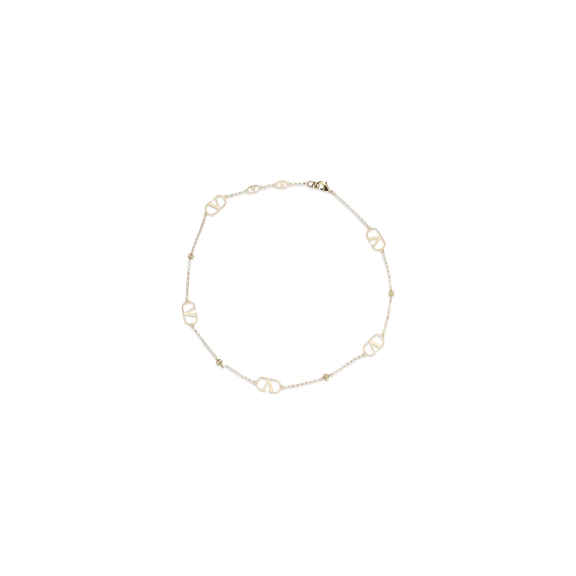 Valentino Garavani Gold Metal Necklace
