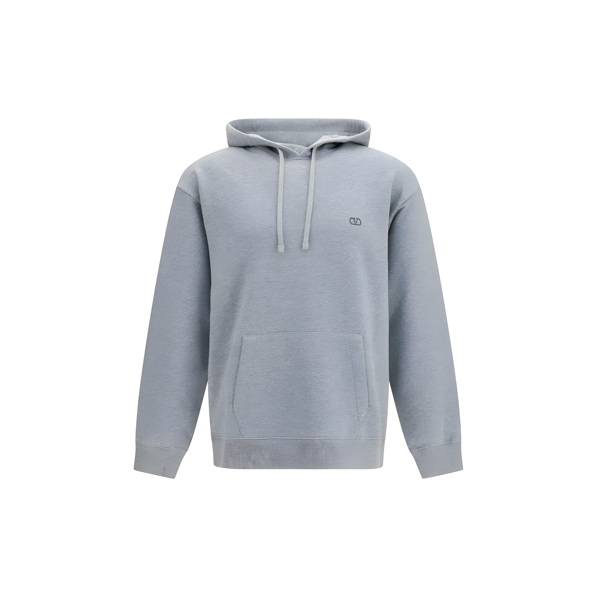 Valentino Garavani Gray Cotton Sweatshirt