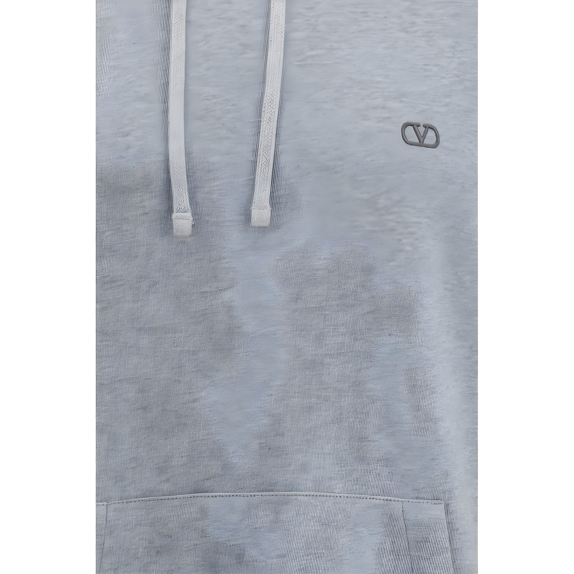 Valentino Garavani Gray Cotton Sweatshirt