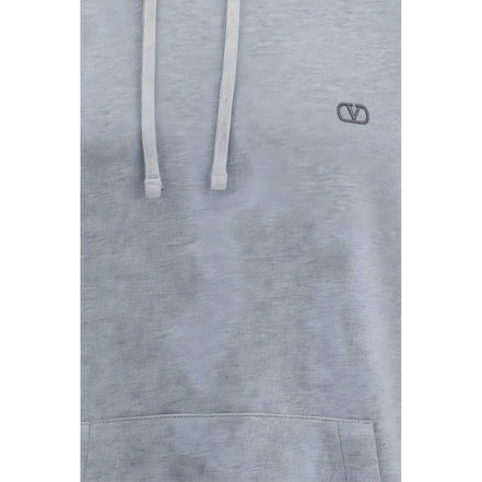 Valentino Garavani Gray Cotton Sweatshirt