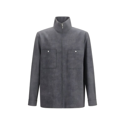 Valentino Garavani Gray Polyester Coat