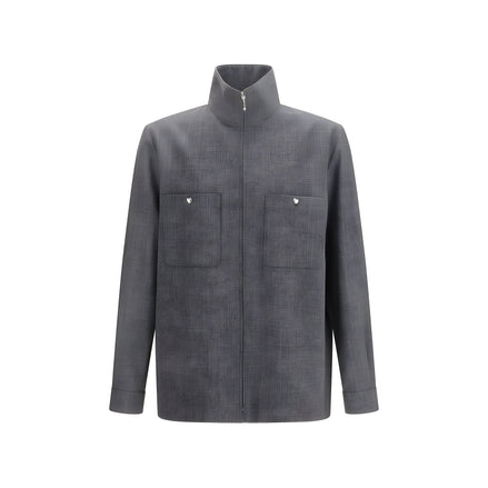 Valentino Garavani Gray Polyester Coat